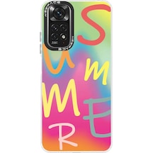 Newface Xiaomi Redmi Note 11 Kılıf Estoril Desenli Kapak - Estoril - 3 Pembe
