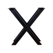 İlgitrafik X Masa Ayağı Kütük Bahçe Mobilya Ayakları Metal Ağaç Masa Ayak