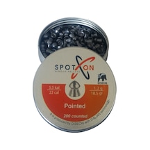 Asyaink Spoton Pointed Havalı Pellet Saçmma 5.5 Mm 200 Adet