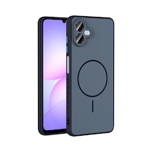 Galaxy Uyumlu A07 Kılıf Kamera Lens Korumalı Magsafe Destekli Silikon Pazarplus Lacivert