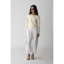 Suud Collection Ekru Mona V Yaka Kazak