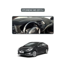 Hyundai İ40 2011+ İ30 Torpido Koruma Halısı Gri Kenar