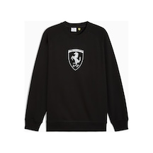 Puma Scuderia Ferrari Erkek Siyah Sweatshirt 632788-01 Siyah