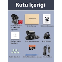 Pruveeo D90-4ch Fhd Wı-fı Gps + 128gb Sd Kart Kame