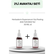 Herbaderm Superserum Yüz Peeling Aha %10 Bha %2 30 Ml İkili Set