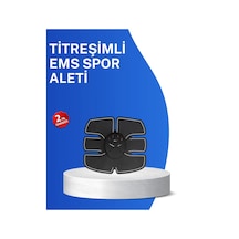 Titreşimli Ems Spor Aleti Karın Kol Ve Bacak Kas Yapma Cihazı 2025 Model Çok Renkli
