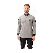 Münih Güvenlik Uzun Kol T-shirt Kurumsal Güvenlik Personel Kıyafeti Gri-füme