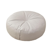 Suntek Yuvarlak Zemin Yastık Atma Oturma Yastığı Sandalye Gri Gri