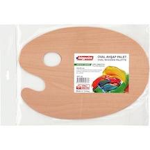 Bigpoint Ahşap Sanatsal Oval Palet 25x35cm