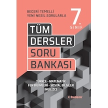 Tudem 7. Sınıf Tüm Dersler Beceri Temelli Soru Bankası 2023
