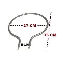 Davul Fırın Rezistans 750 Watt Rezistansı Çap 27 Cm Ampul Tip