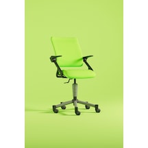 Creo Mobili Yükseklik Ve Sırt Ayarlı Vega Çalışma Sandalyesi, Ofis Ve Bilgisayar Koltuğu Yeşil/yeşil Gri