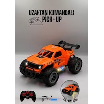 Uzaktan Kumandalı Araba Pick Up Model Şarjlı Işıklı Full Fonksiyon Yan Paneli Işıklı Rc Araç Canavar