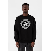 Percy Jackson Camp Half Blood Siyah Erkek 2ip Sweatshirt 001