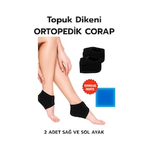 2li Topuk Dikeni Silikon Tabanlı Ortopedik Çorap Ağrı Azaltıcı Çatlak Nasır Ayak Destek Çorapları