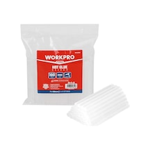 Workpro Wp432001 7x100mm Sıcak Silikon Tabancası İçin 100 Adet Şeffaf Yedek Silikon/mum