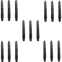 5 Set 15 Adet 41mm Siyah Şeffaf Polikarbon Pc Dart Shaft-şaft.