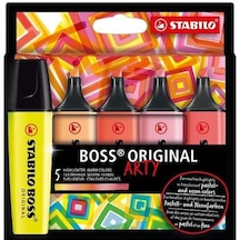 Stabilo Boss Original Arty Sıcak Renkler İşaretleme Kalem Seti 5 Li