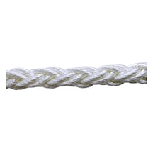 Dolphin Rope Polyester Halat 8 Kollu 22 MM Beyaz