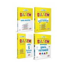 Editör 2. Sınıf Bilsem Hazırlık Kitapları 4 Lü Set Konu Soru Deneme Şekil