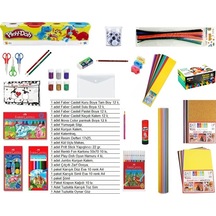 Anaokulu Kırtasiye Seti Anasınıfı, Okul Öncesi 25 Li, Faber Castell Nova Color