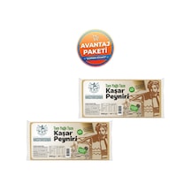 Hasmandıra Tam Yağlı Taze Kaşar Peyniri 1000 G X 2 Adet 2 Kg - Şirden Mayalı