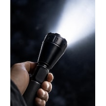 60w Profesyonel Şarjlı El Feneri 9000mah Güçlü Led Aydınlatma Siyah