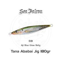 Sea Falcon Ababai Jig 180Gr 08 Aji Blue Glow Belly