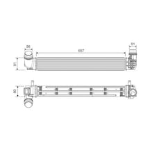 Renault Megane 3 Turbo Radyatoru 1.4 2010-2011 Valeo 818878