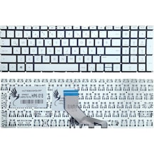 HP Uyumlu TPN-C133, TPN-C135, TPN-C136 Klavye (Gümüş)