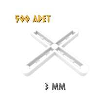 Made Oluklu Derz Artısı 3 Mm. - 500 Adet