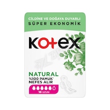 3 Adet Kotex Natural Ultra Quadro Uzun 16'lı