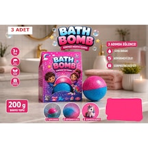 Banyo Topu Banyoda Köpüren Renkli Banyo Topu Oyuncak Banyo Topu 200 Gr 3 Adet
