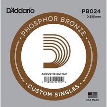 D'addario Acoustic Guitar Phosphor Bronze Single .024 - Pb024 Aku