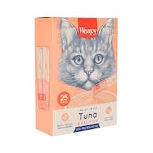 Wanpy Ton Balığı ve Somonlu Sıvı Kedi Ödülü 25 x 14 G