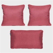 Goccia 3'lü Hasır Dokulu Fitilli Kırlent Kılıfı 1041