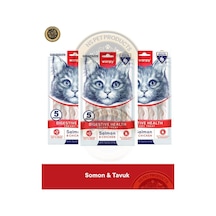 Wanpy Kedi Ödül Krema Digestive Health Somon Tavuk X 3