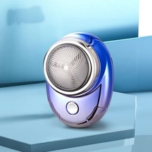 Blueeyes Erkek Mini Elektrikli Tıraş Makinesi Usb Şarjlı Taşınabilir Sakal Düzeltici Seyahat Jileti Qn4pco