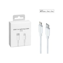 AppleiPhone Uyumlu 11 11 Pro Max Lightning Hızlı Şarj Kablosu 1 Metre