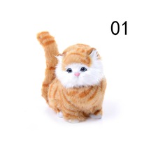Komik Sevimli Oyuncak Simüle Edilmiş Kedi Çocuk İçin Sesli Garfield'ı Arayacak No1