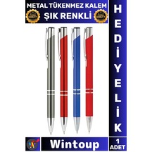 Kalem Lüks Ofis Tipi Hediyelik Şık Ergonomik Dayanıklı Tasarım Kaliteli Metal Tükenmez Kalem Gun Çok Renkli
