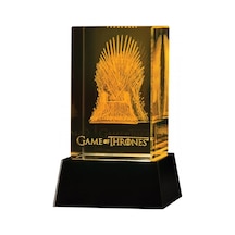 Game Of Thrones 3D Crystal Iron Throne With Lighted  Base