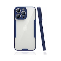 Zeyline Apple Uyumlu iPhone 14 Pro Zore Parfe Kapak-lacivert