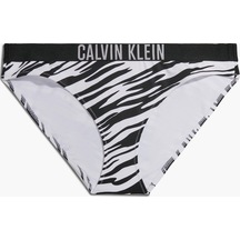 Calvin Klein Classıc Bıkını-prınt Kadın Siyah Bikini Altı