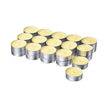Ikea Lotsfågel Kokulu Tealight Mum, Açık Sarı, 3.5 Saat
