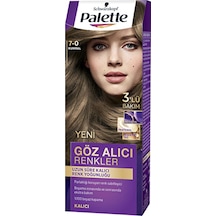 3 Adet Pnc Palette Saç Boyası Göz Alıcı Renkler 7-0 Middle Blonde