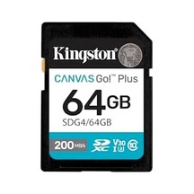 64gb Canvas Go Plus Sd Card Up To 200mb/s 10, Uhs-ı, U3, V30 Sdg4/64gb