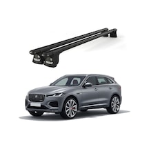 Trio-ıı Jaguar F-pace 2016 Ve Sornası Uyumlu Siyah Kilitli Ara Atkı 135cm Port Bagaj Tavan Barı