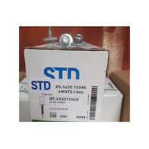 5,5x25 Mm Çatı Vidası Marka 400 Adet Diğer