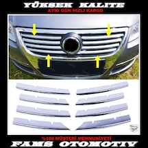 Vw Passat B6 Krom Ön Panjur 8 Prç. 2005-2011 Arası P.Çelik